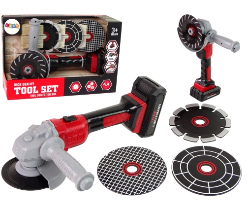 Toy Grinder for the DIYer Tools Discs Red