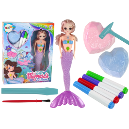 DIY Mermaid Purple Treasures Excavation Kit