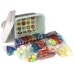 Ball slide Illuminated track Magnetic bricks 110 pieces