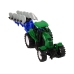 Tractor with Plow Plastic Green Blue