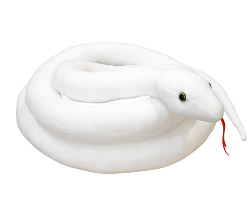 Plush White Snake Mascot 200 cm