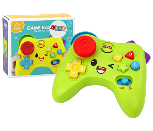 Interactive Pad, Educational Console, Lights, Sounds, Green