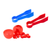 Dinosaur Egg Sorter Colorful Tongs 6 Pieces