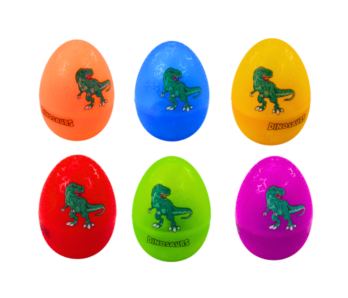 Dinosaur Egg Sorter Colorful Tongs 6 Pieces