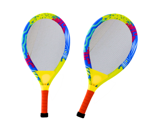 Badminton Set Glowing Rackets Shuttlecocks 2 Pcs