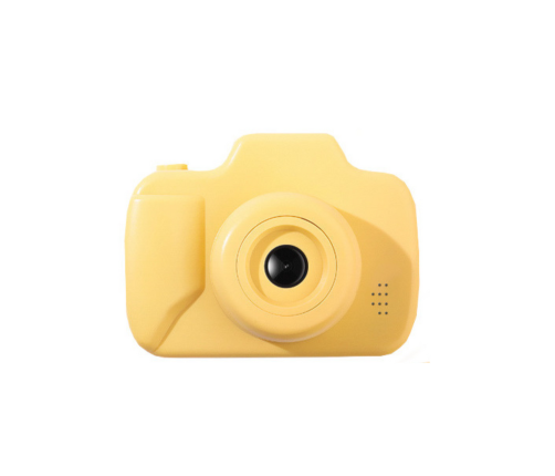 Camera For Kids Photos Recording Games Memory Card 64GB Yellow