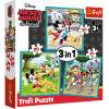 Puzzle - "3in1" - Mickey Mouse with friends Trefl 34846