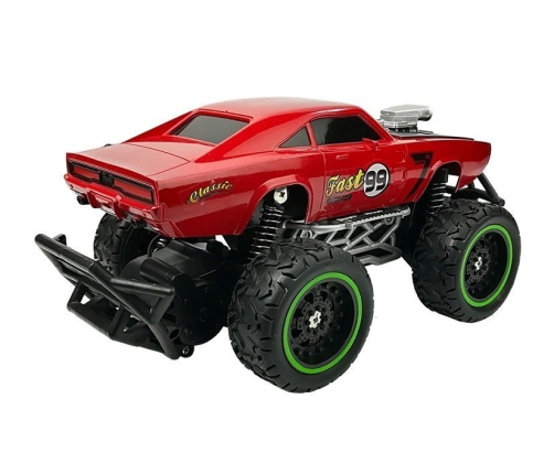 Remote controlled Car Off-road R/C Red High Wheels