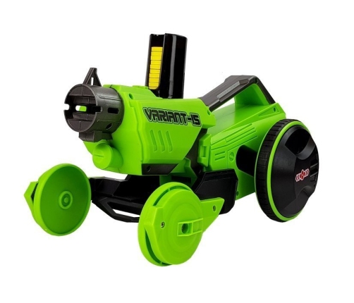 Gun Launcher Car 2 in 1 Remotely Operated Foam Discs Green