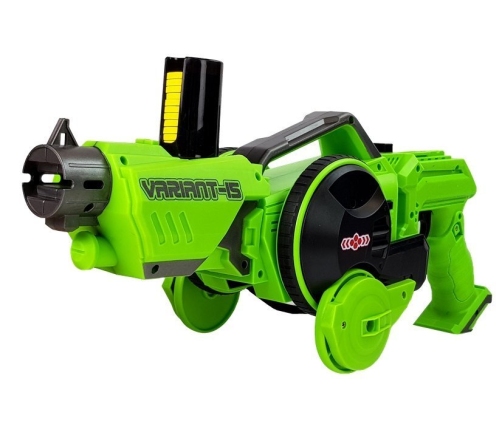 Gun Launcher Car 2 in 1 Remotely Operated Foam Discs Green