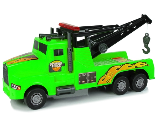 Auto Tow Truck Roadside Assistance 1:10 Green Rope