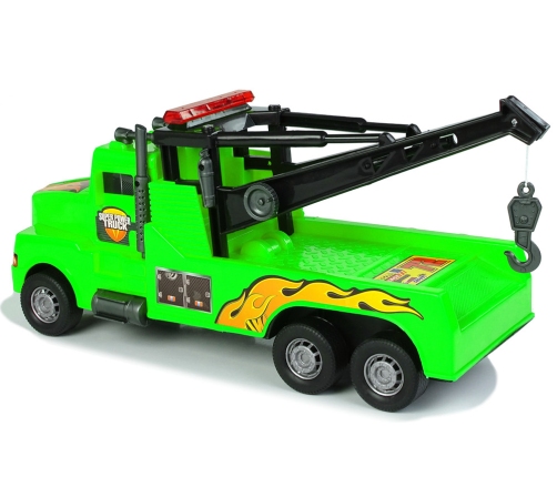 Auto Tow Truck Roadside Assistance 1:10 Green Rope