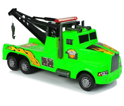 Auto Tow Truck Roadside Assistance 1:10 Green Rope