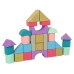 Wooden Bricks Pastel Colours 28 Pieces Castle