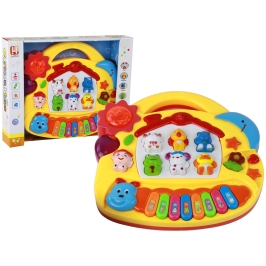 Musical Piano For Children Learning English Animals