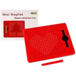 Magnetic board with balls Magnetic tablet Red