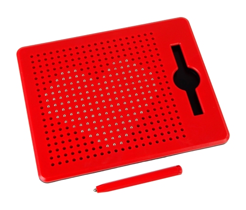 Magnetic board with balls Magnetic tablet Red