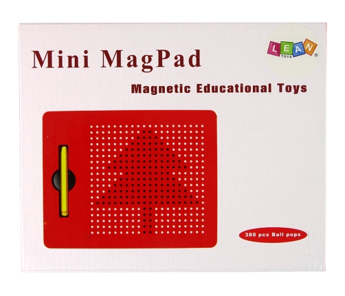 Magnetic board with balls Magnetic tablet Red