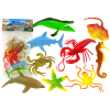 Set of Ocean Sea Animal Figures 9 pcs.