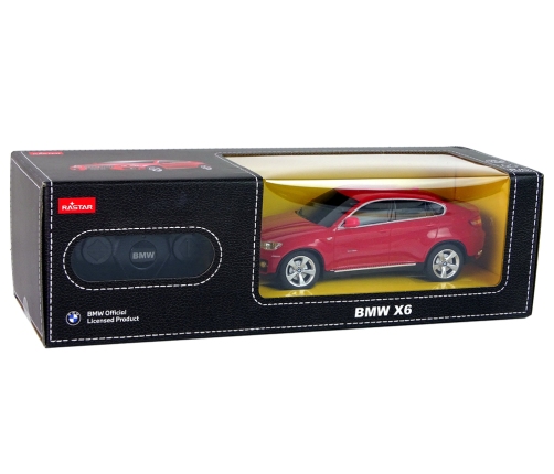 Car R/C Bmw X6 1:24 Rastar Red