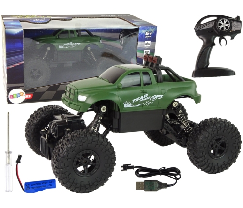 Remote Controlled Car R/C 2.4 GHz 1:18 Green