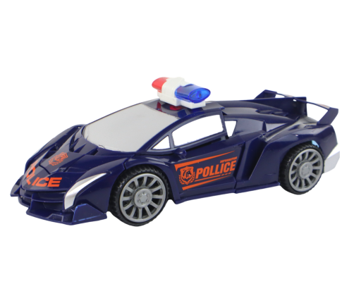 Robot Car Police Navy Blue 2in1 Transformation