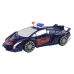 Robot Car Police Navy Blue 2in1 Transformation