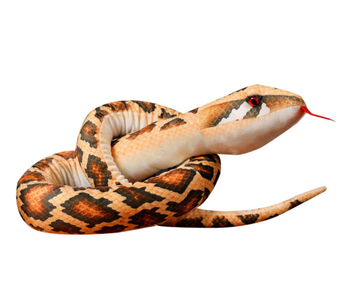 Plush Brown Snake Mascot 170 cm