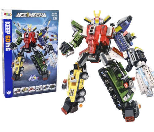 Vehicles- Robot Ace Mecha 6 Different Models Robot Transformation