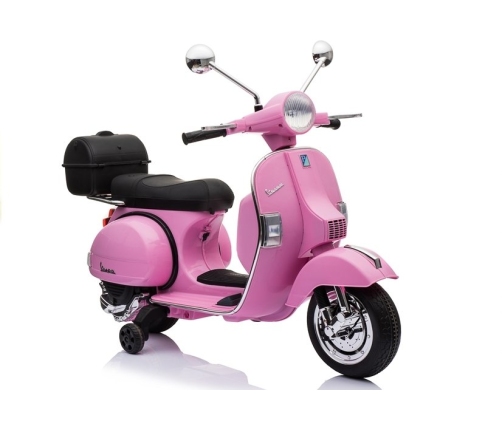 Vespa Scooter Electric Ride On Motorcycle - Pink