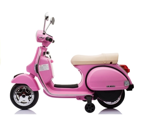 Vespa Scooter Electric Ride On Motorcycle - Pink