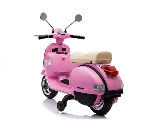 Vespa Scooter Electric Ride On Motorcycle - Pink