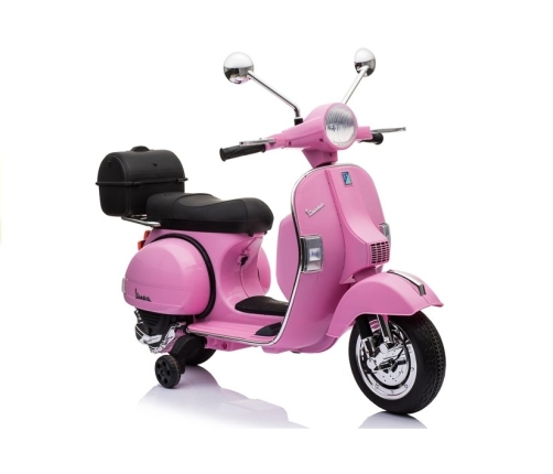 Vespa Scooter Electric Ride On Motorcycle - Pink