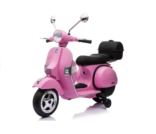 Vespa Scooter Electric Ride On Motorcycle - Pink