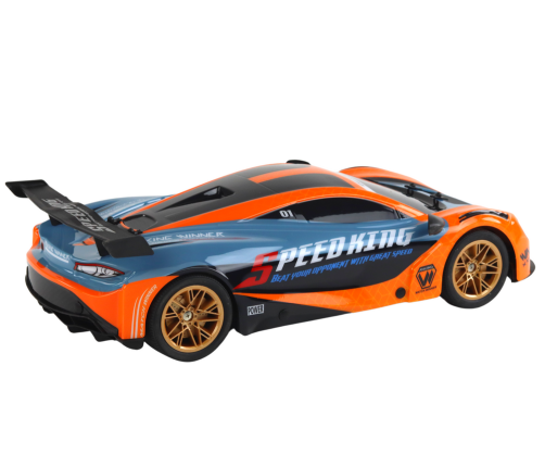 Large Remote Controlled Sports Car 1:10 Orange