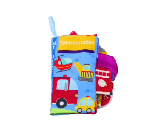 Soft Educational Book Cars Vehicles Colorful Rustling