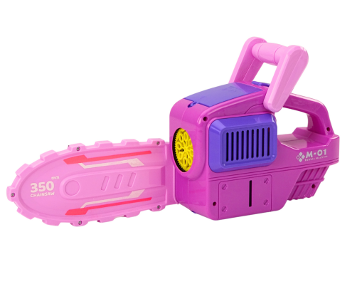 Soap Bubble Machine Chainsaw Pink