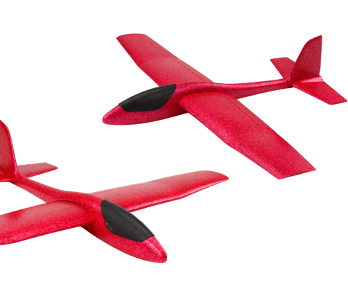 Large Styrofoam Airplane Foam Light Glider Red 68CM