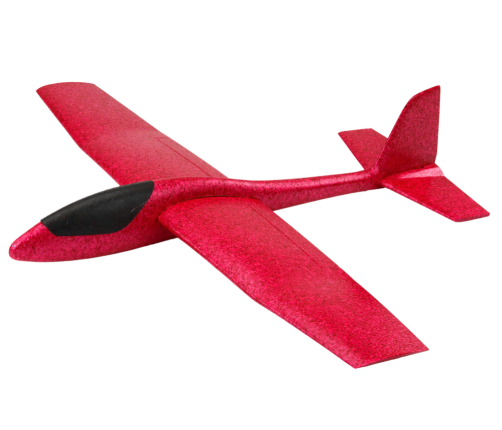 Large Styrofoam Airplane Foam Light Glider Red 68CM