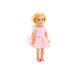 Doll in a dress with tulle, pink, blonde hair, 18'