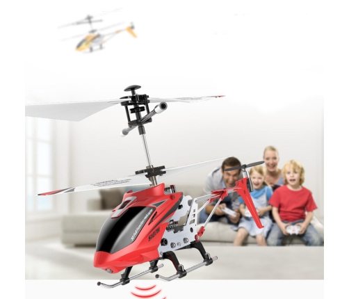 Remote Controlled RC Helicopter Gyroscope Syma S107G Red