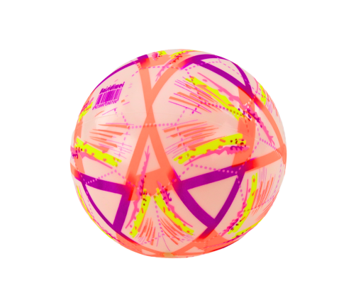 Rubber Ball Bright Patterns Orange 24 Cm