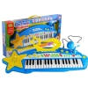 Big Keyboard with MP3 37 Keys with Microphone Blue