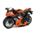 Sports Motorcycle with Sounds 1:14 Orange