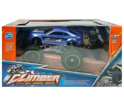 Remote controlled Car Off-road R/C Blue High Wheels