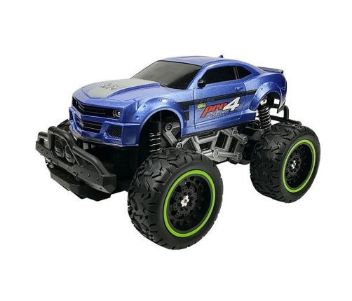 Remote controlled Car Off-road R/C Blue High Wheels