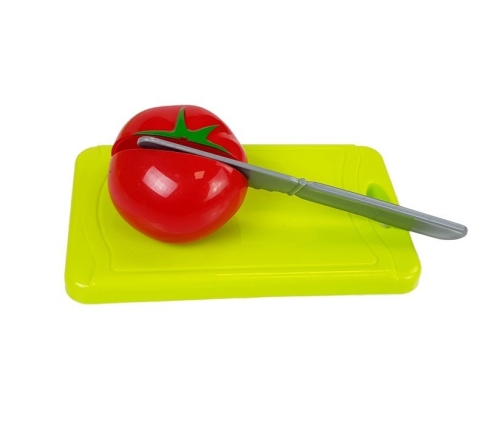 Set of Vegetables and Fruits with a Battery Blender and a Tray