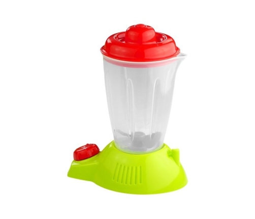 Set of Vegetables and Fruits with a Battery Blender and a Tray