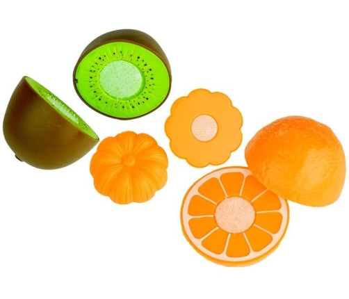 Set of Vegetables and Fruits with a Battery Blender and a Tray