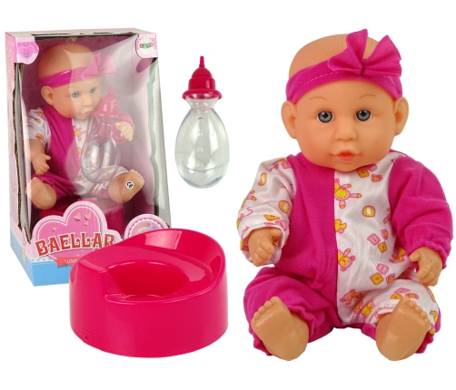 Pink Baby Doll Potty Drink Pee 24 cm